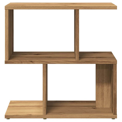 Comodino Rovere Artigianale 50x30x51,5 cm in Legno Multistrato