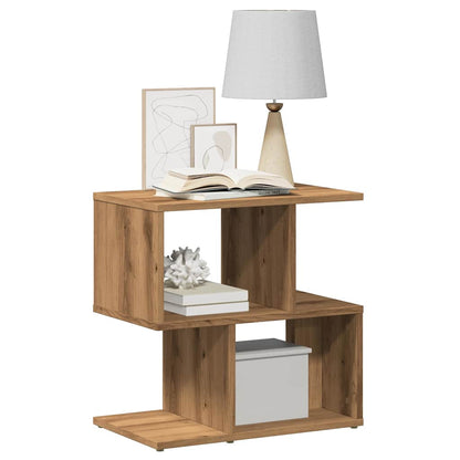 Comodino Rovere Artigianale 50x30x51,5 cm in Legno Multistrato