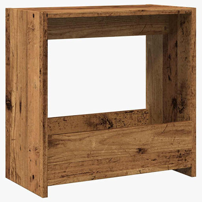 Tavolino Legno Vecchio 50x26x50 cm in Legno Multistrato
