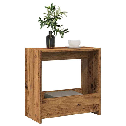 Tavolino Legno Vecchio 50x26x50 cm in Legno Multistrato