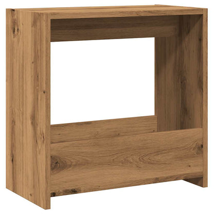 Tavolino Rovere Artigianale 50x26x50 cm in Legno Multistrato