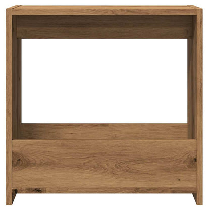 Tavolino Rovere Artigianale 50x26x50 cm in Legno Multistrato