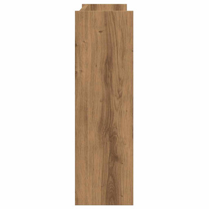 Scarpiera a Muro Rovere Artigianale 80x18x60 cm in Truciolato