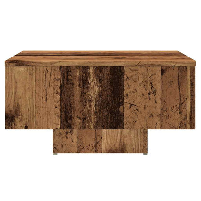 Tavolino Salotto Legno Antico 60x60x31,5 cm Legno Multistrato