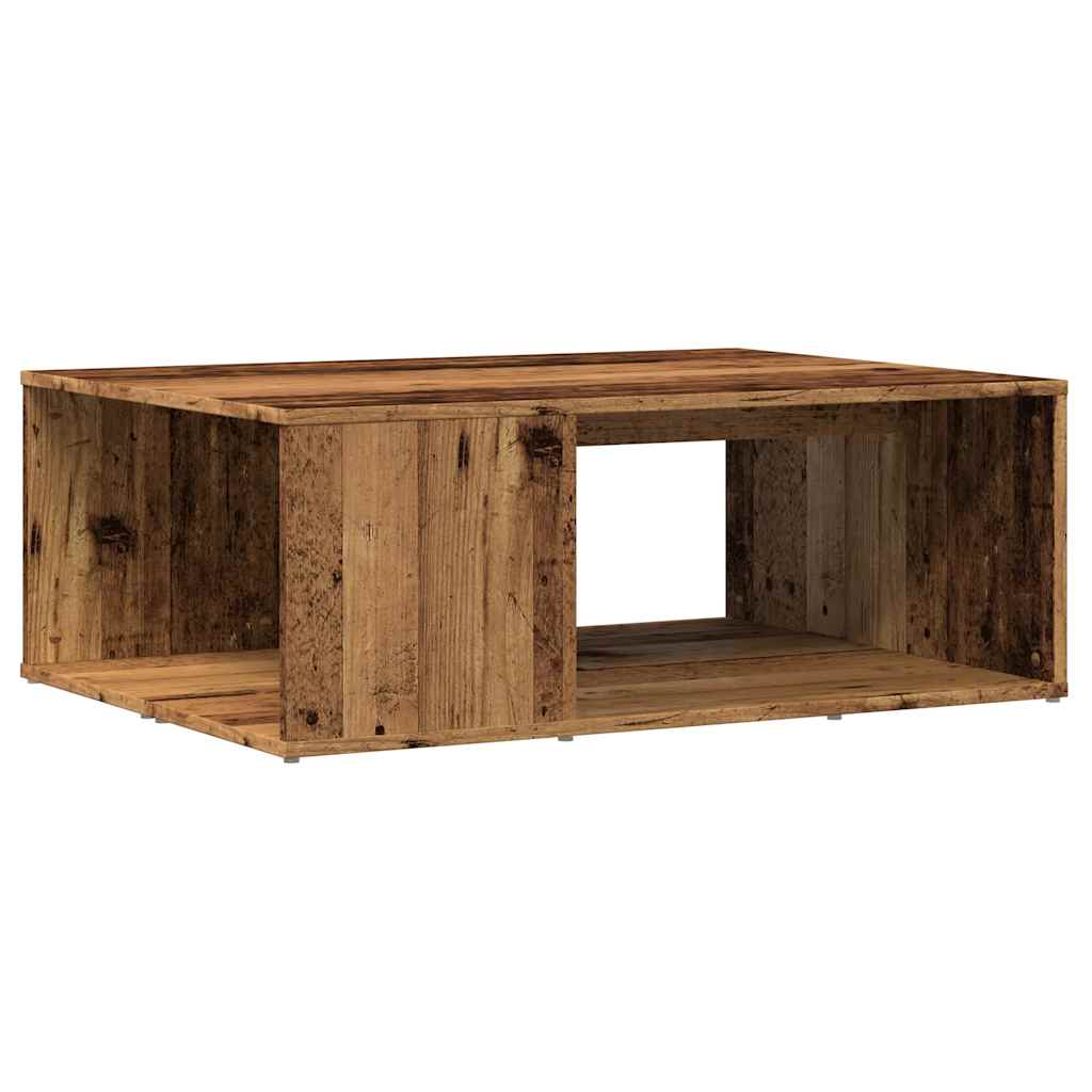 Tavolino da Salotto Legno Antico 90x67x33 cm in Truciolato