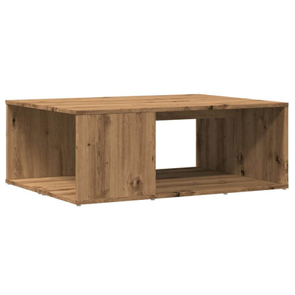 Tavolino da Salotto Rovere Artigianale 90x67x33 cm Truciolato
