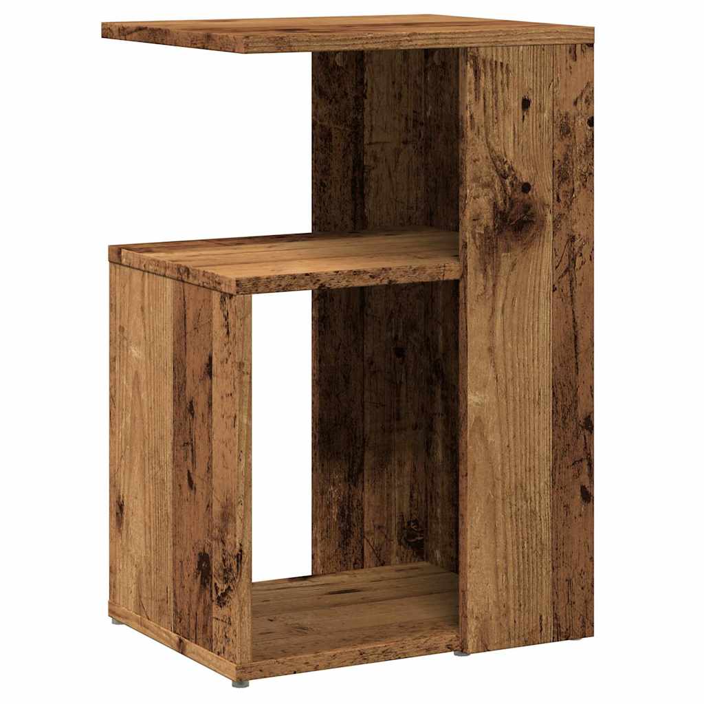 Tavolino da Salotto Legno Antico 36x30x56 cm Legno Multistrato