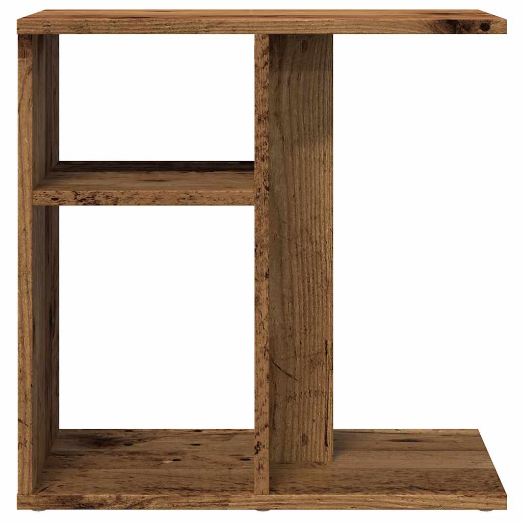 Tavolino Legno Vecchio 50x30x50 cm in Legno Multistrato