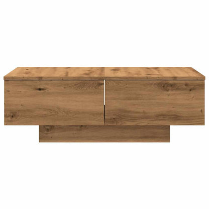Tavolino da Salotto Rovere Artigianale 90x60x31 cm Truciolato