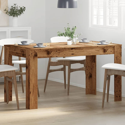Tavolo da Pranzo Legno Antico 140x74,5x76 cm Legno Multistrato