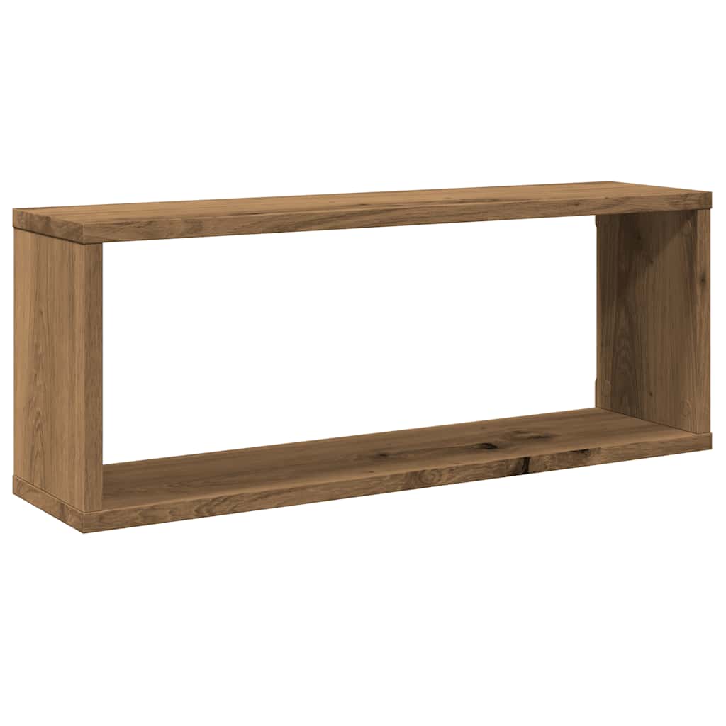 Mensole Parete a Cubo 4 pz Artigianale 30x15x30 cm Truciolato