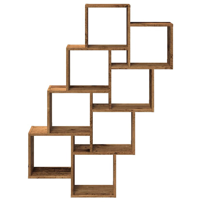 Mensola a Muro a Cubo Antico 90x15x119,5 cm Legno Multistrato