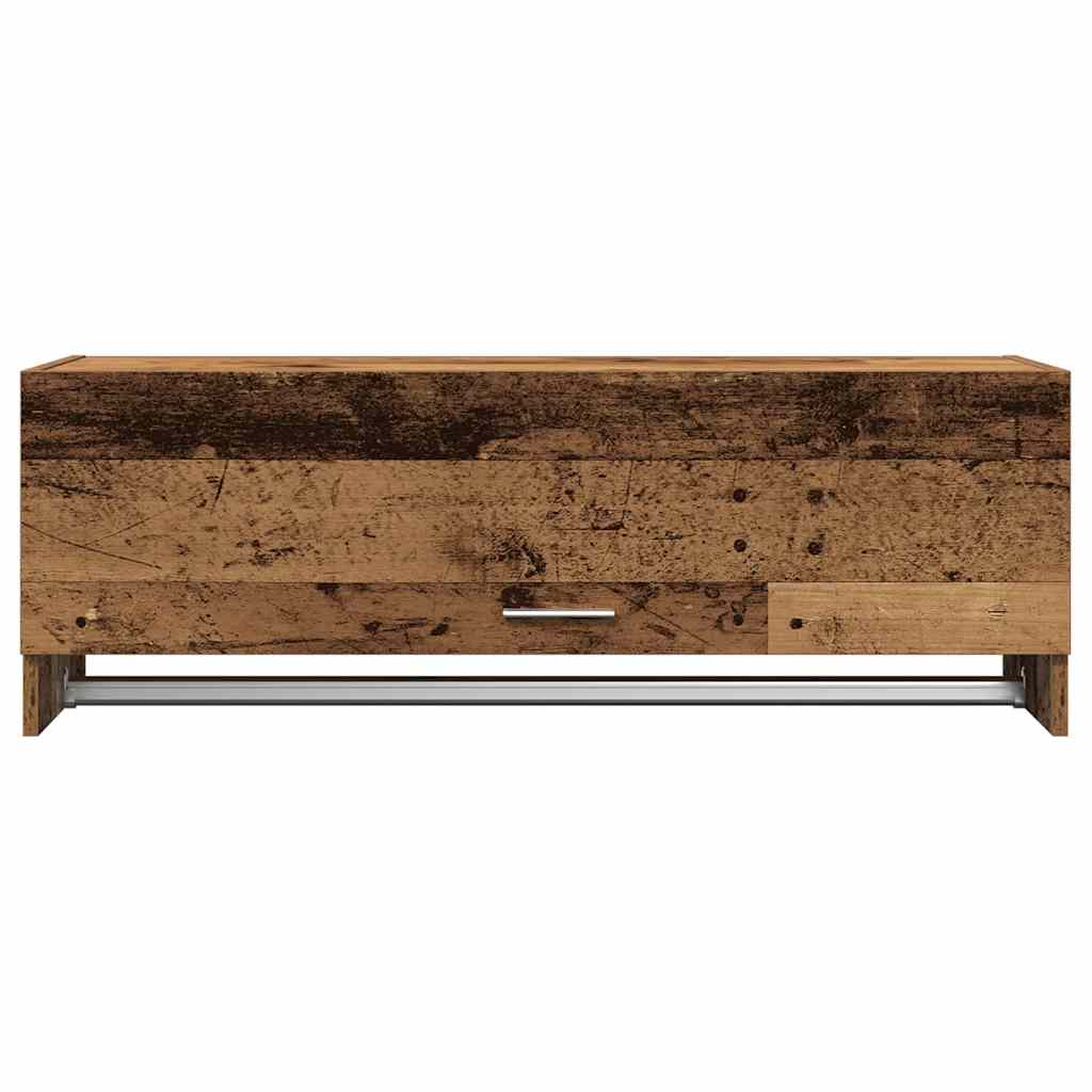 Armadio in Legno Vecchio 100x32,5x35 cm in Legno Multistrato