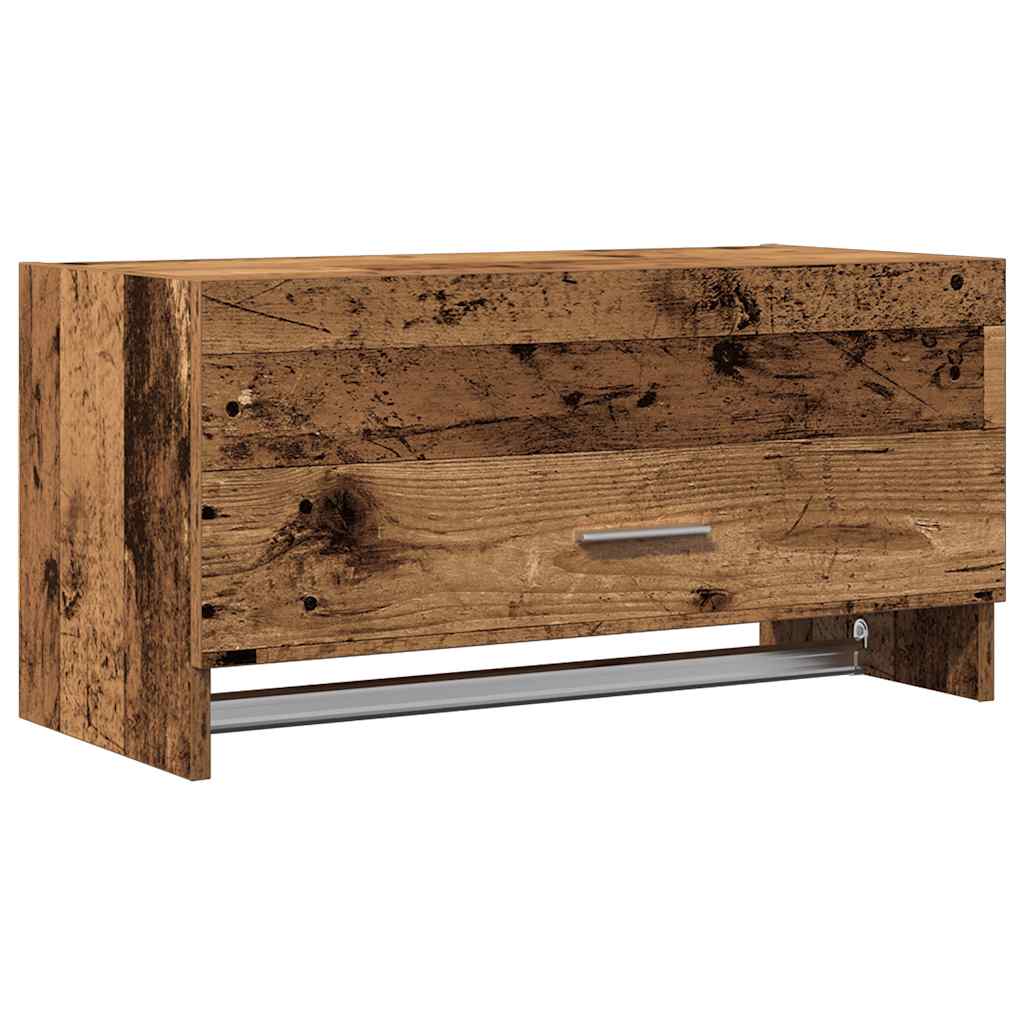 Armadio Legno Vecchio 70x32,5x35 cm in Legno Multistrato
