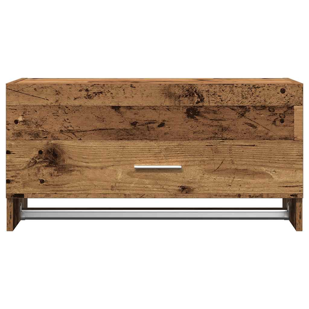 Armadio Legno Vecchio 70x32,5x35 cm in Legno Multistrato