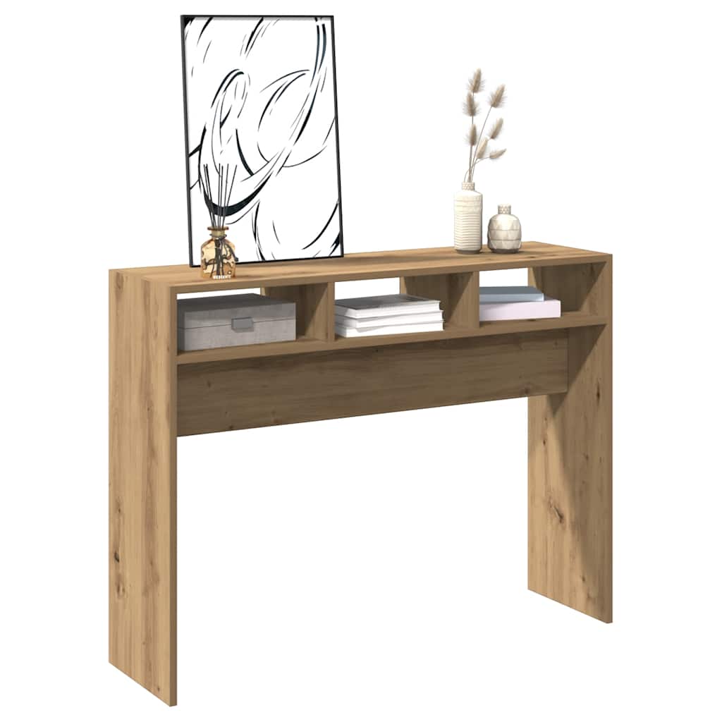 Tavolo Consolle Rovere Artigianale 105x30x80 cm in Truciolato