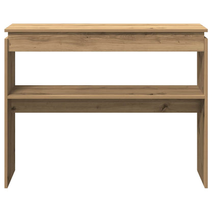 Tavolo Consolle Rovere Artigianale 102x30x80 cm in Truciolato