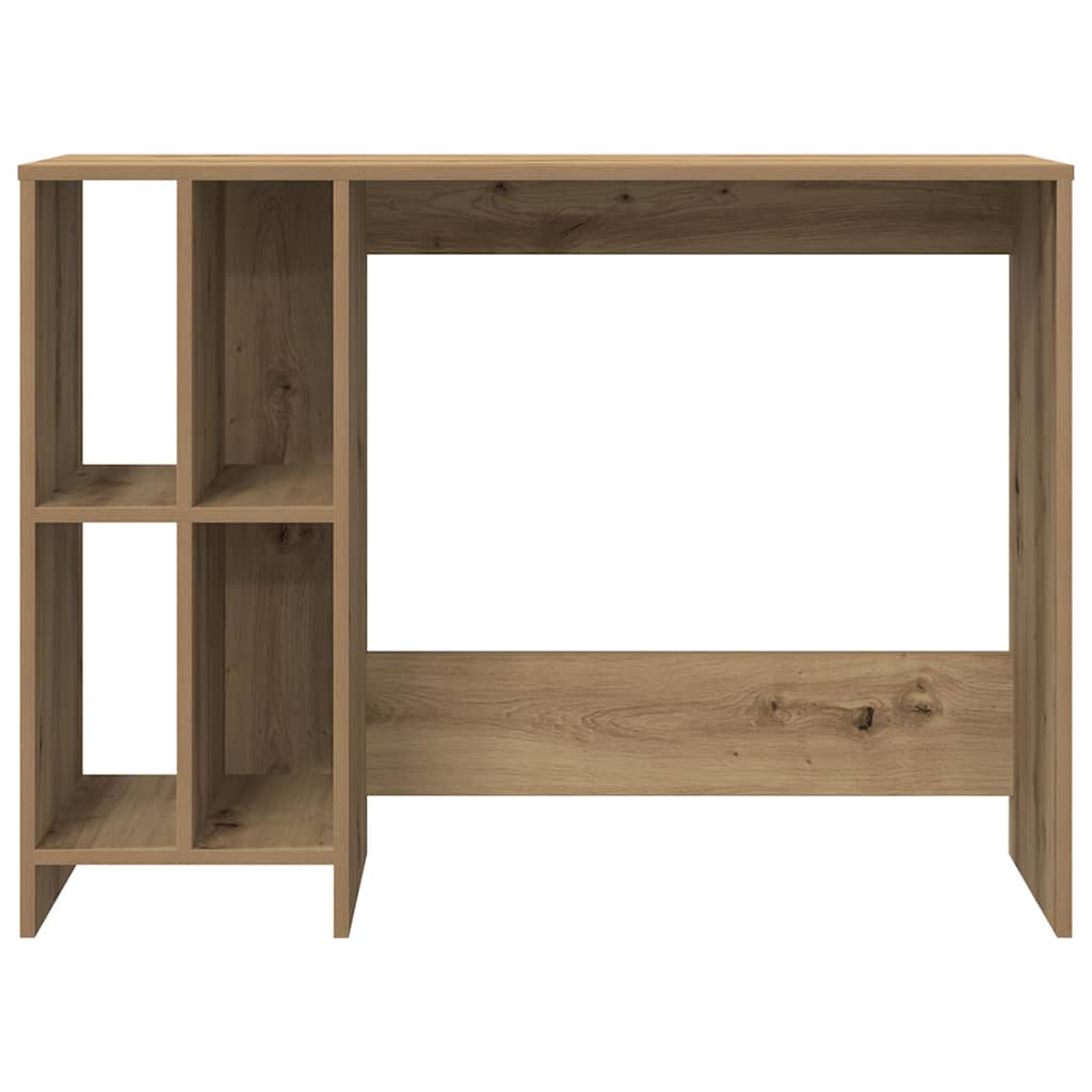 Scrivania Rovere Artigianale 102,5x35x75cm in Legno Multistrato
