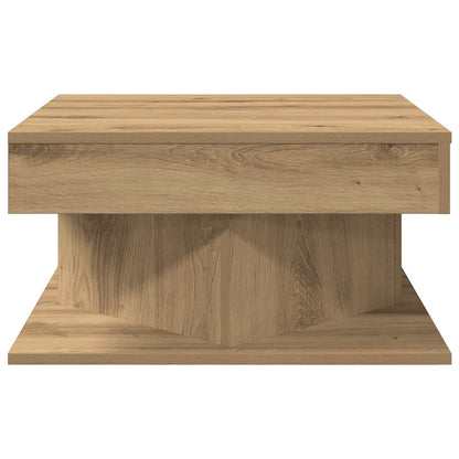 Tavolino Salotto Rovere Artigianale 55x55x30 cm in Truciolato
