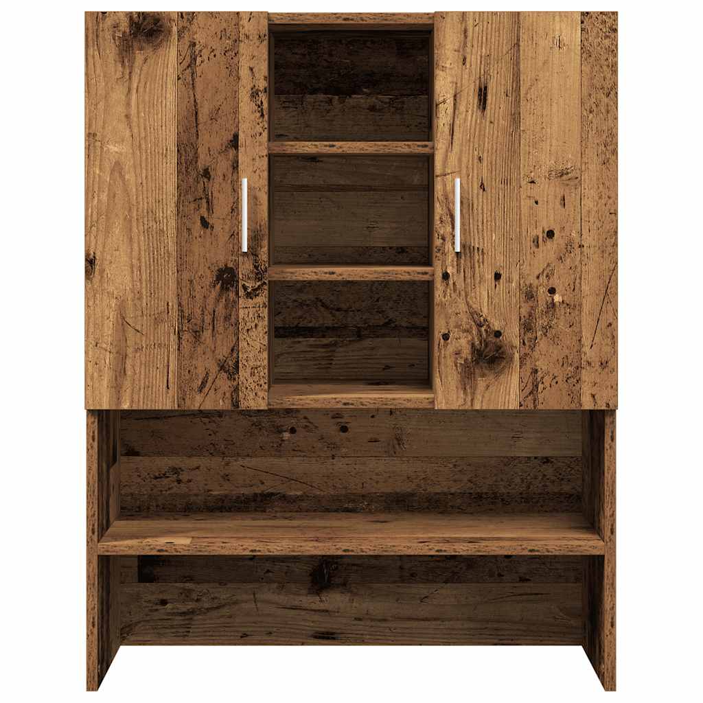 Mobile per Lavatrice Legno Antico 70,5x25,5x90 cm