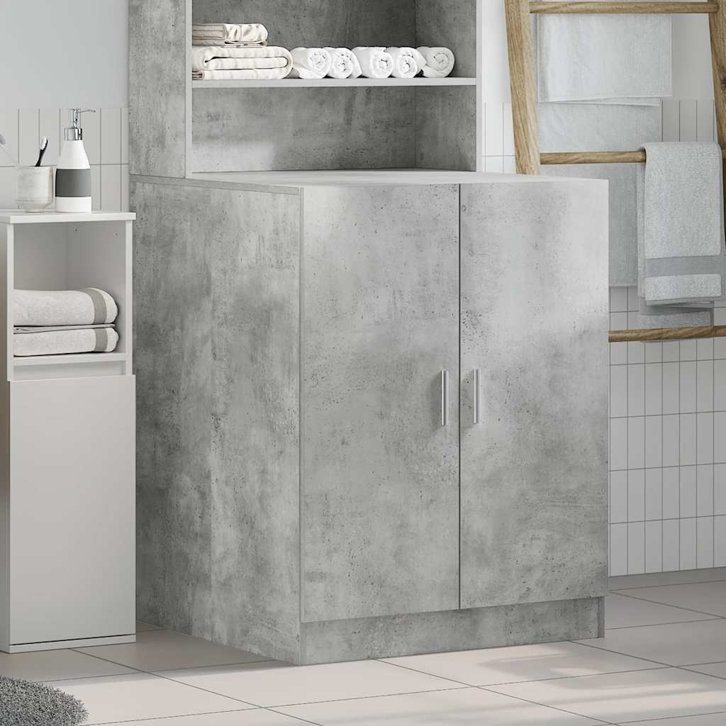 Mobile per Lavatrice Grigio Cemento 70,5x71,5x91,5 cm