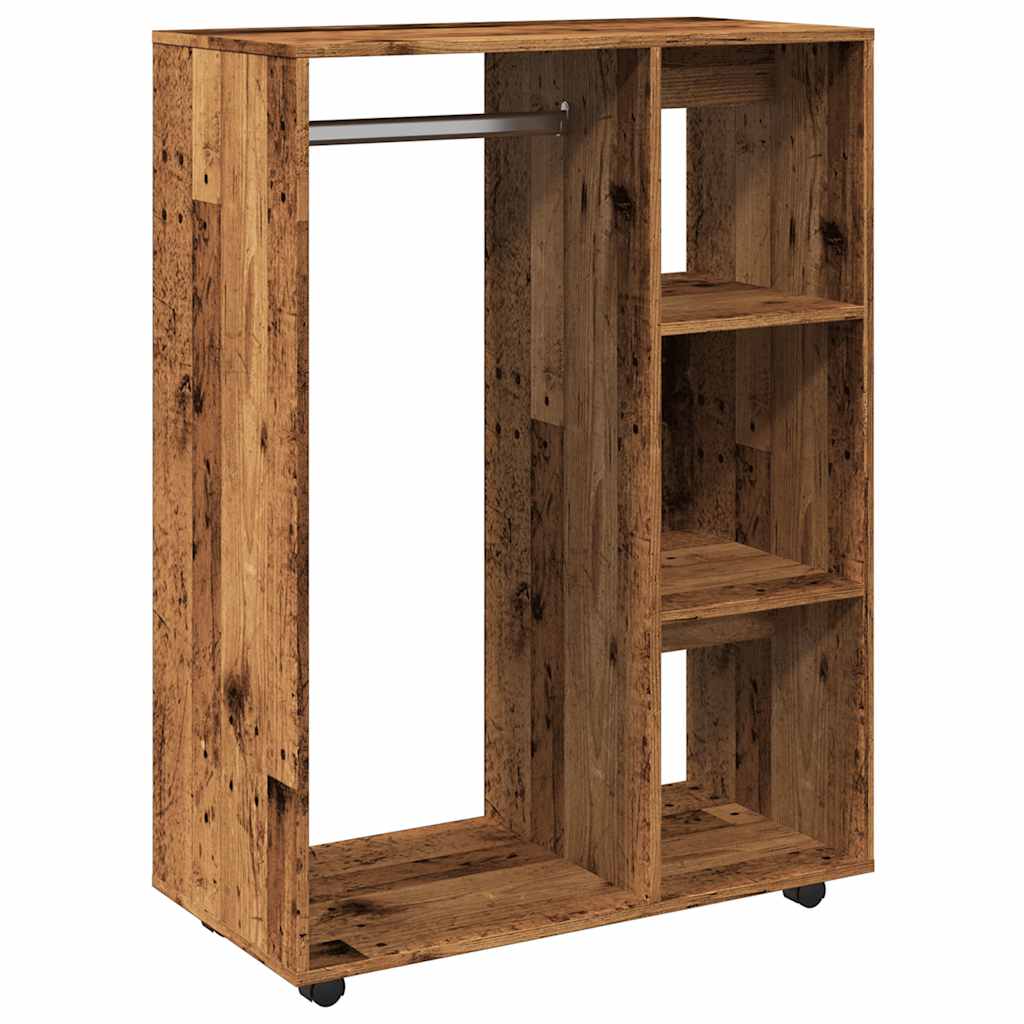 Armadio Legno Antico 80x40x110 cm in Legno Multistrato