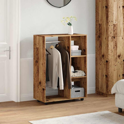 Armadio Legno Antico 80x40x110 cm in Legno Multistrato