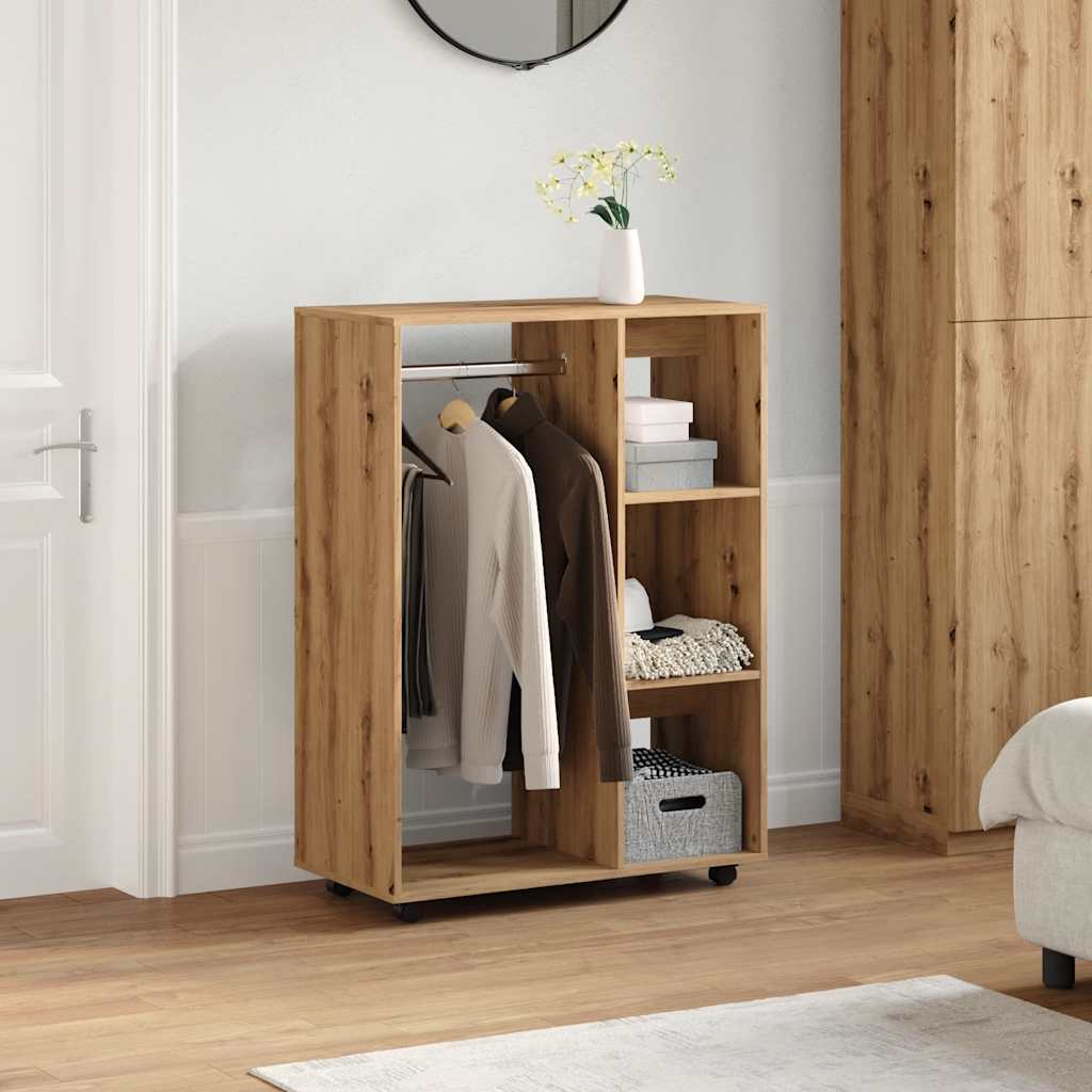 Armadio Rovere Artigianale 80x40x110 cm in Legno Multistrato