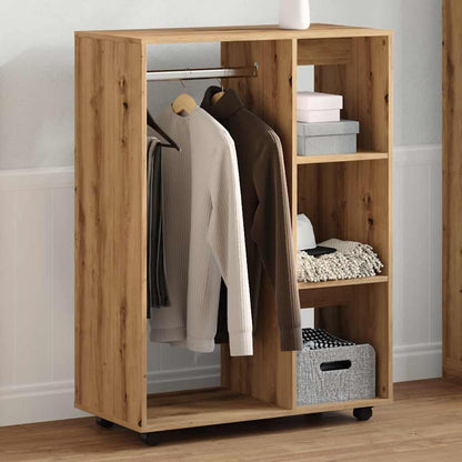 Armadio Rovere Artigianale 80x40x110 cm in Legno Multistrato