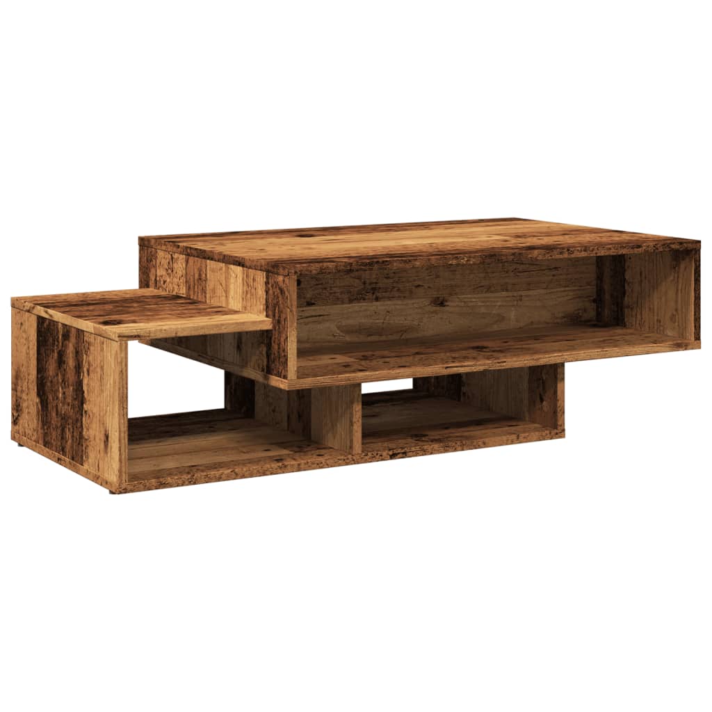 Tavolino da Salotto Legno Antico 105x55x32cm in Truciolato