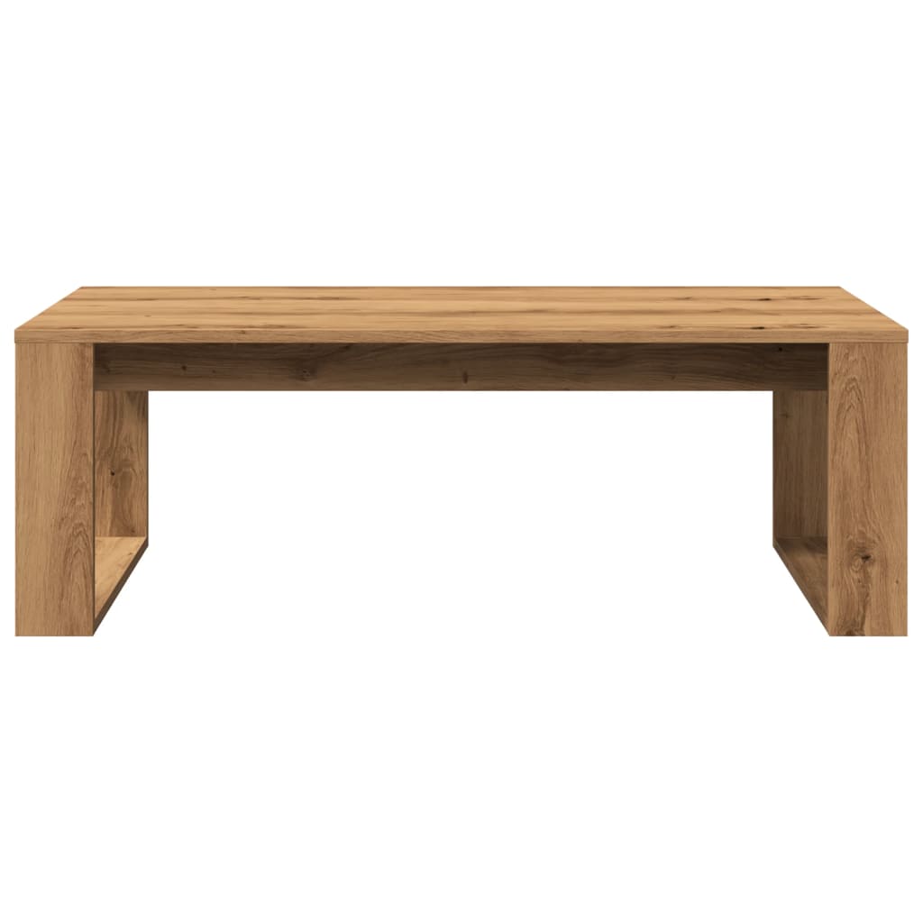 Tavolino Salotto Rovere Artigianale 102x50x35 cm in Truciolato