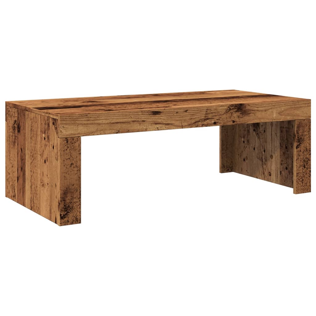 Tavolino da Salotto Legno Antico 102x50x35 cm in Truciolato