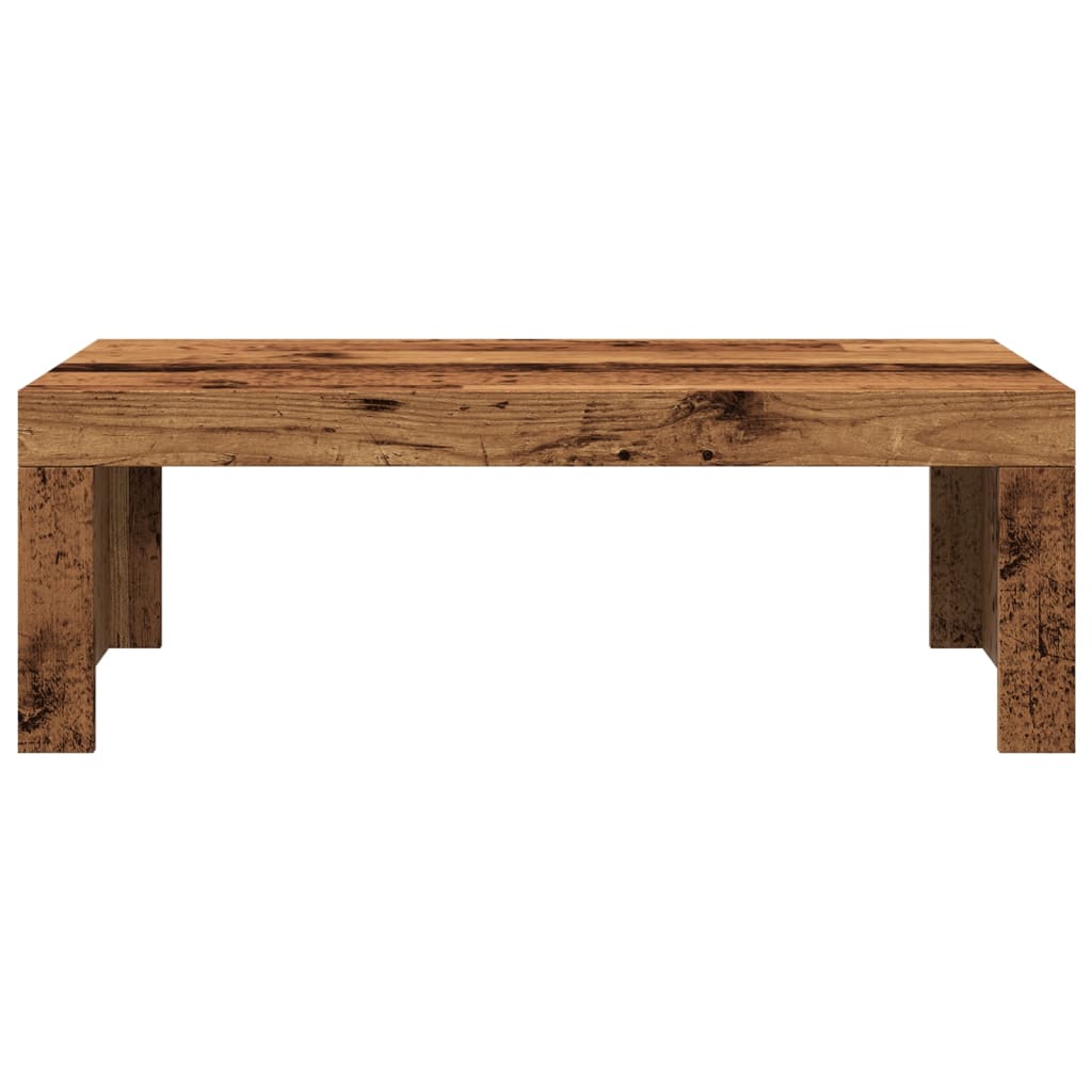 Tavolino da Salotto Legno Antico 102x50x35 cm in Truciolato