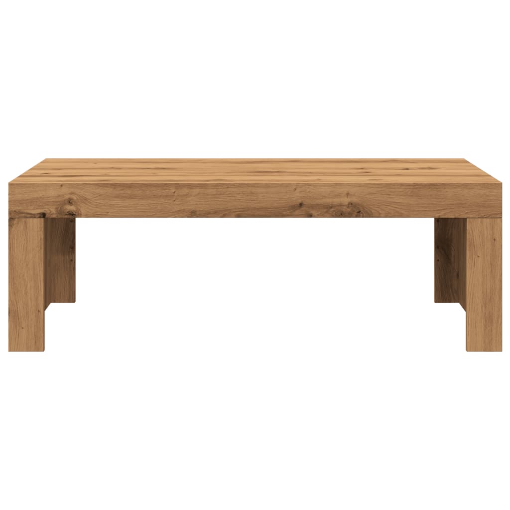 Tavolino Salotto Rovere Artigianale 102x50x35 cm in Truciolato
