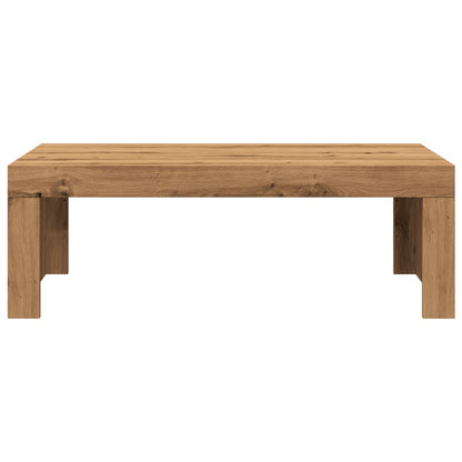 Tavolino Salotto Rovere Artigianale 102x50x35 cm in Truciolato