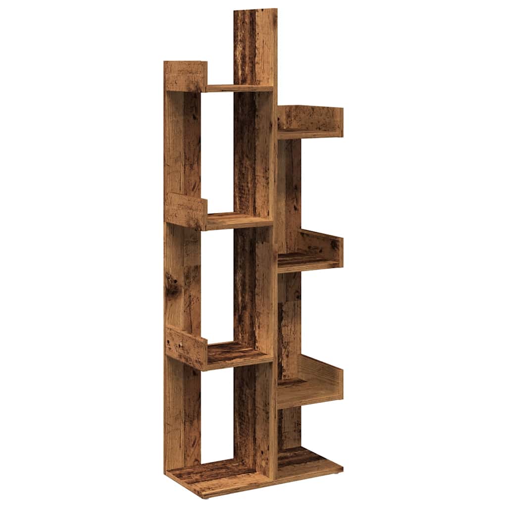 Libreria Legno Antico 48x25,5x140 cm in Legno Multistrato