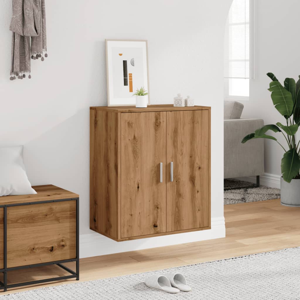 Scarpiera Rovere Artigianale 60x35x70 cm in Legno Multistrato