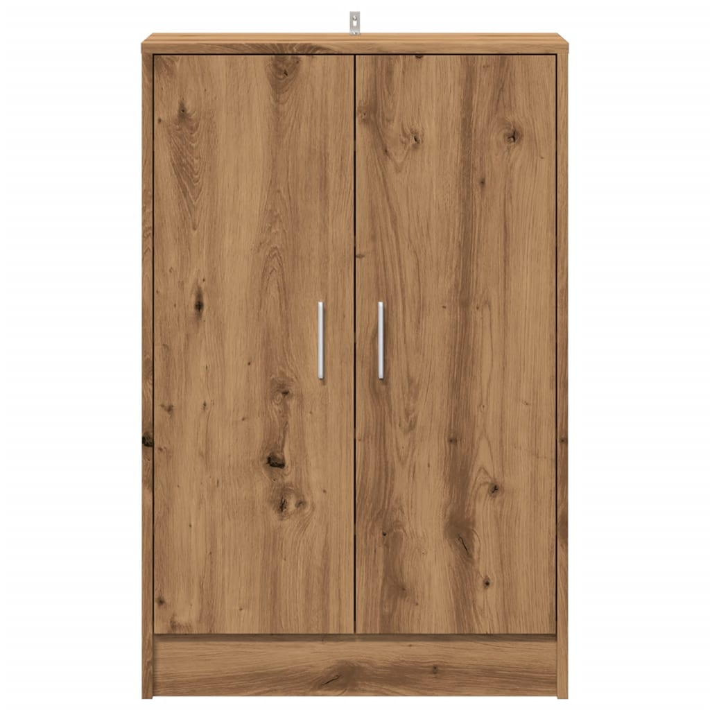 Scarpiera Rovere Artigianale 60x35x92 cm in Legno Multistrato