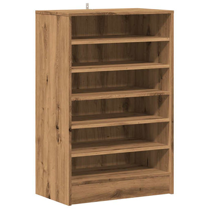 Scarpiera Rovere Artigianale 60x35x92 cm in Legno Multistrato