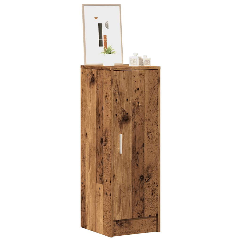Scarpiera Legno Vecchio 32x35x92 cm in Legno Multistrato
