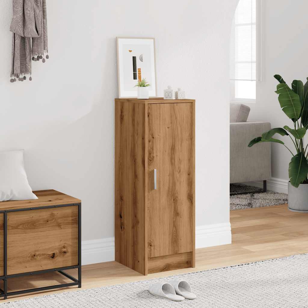 Scarpiera Rovere Artigianale 32x35x92 cm in Legno Multistrato