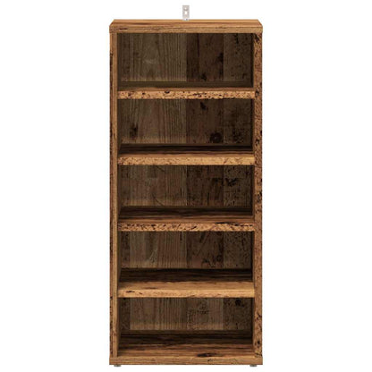 Scarpiere 2 pz Legno Antico 32x35x70 cm in Legno Multistrato