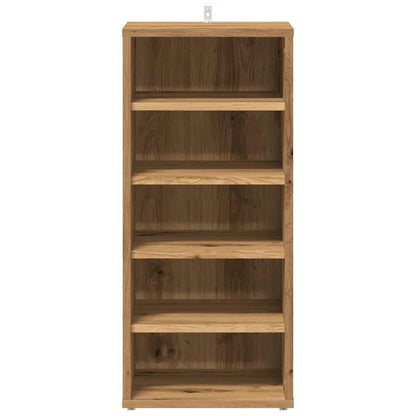 Scarpiere 2 pz Rovere Artigianale 32x35x70 cm in Truciolato