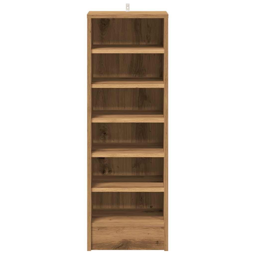 Scarpiera Rovere Artigianale 32x35x92 cm in Legno Multistrato