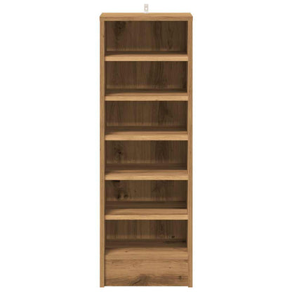 Scarpiera Rovere Artigianale 32x35x92 cm in Legno Multistrato