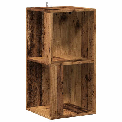 Mobile Angolare Legno Antico 33x33x67 cm in Truciolato