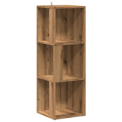 Mobile Angolare Rovere Artigianale 33x33x100 cm in Truciolato
