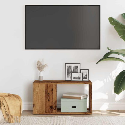Mobile Porta TV Legno Antico 60x24x32 cm in Truciolato