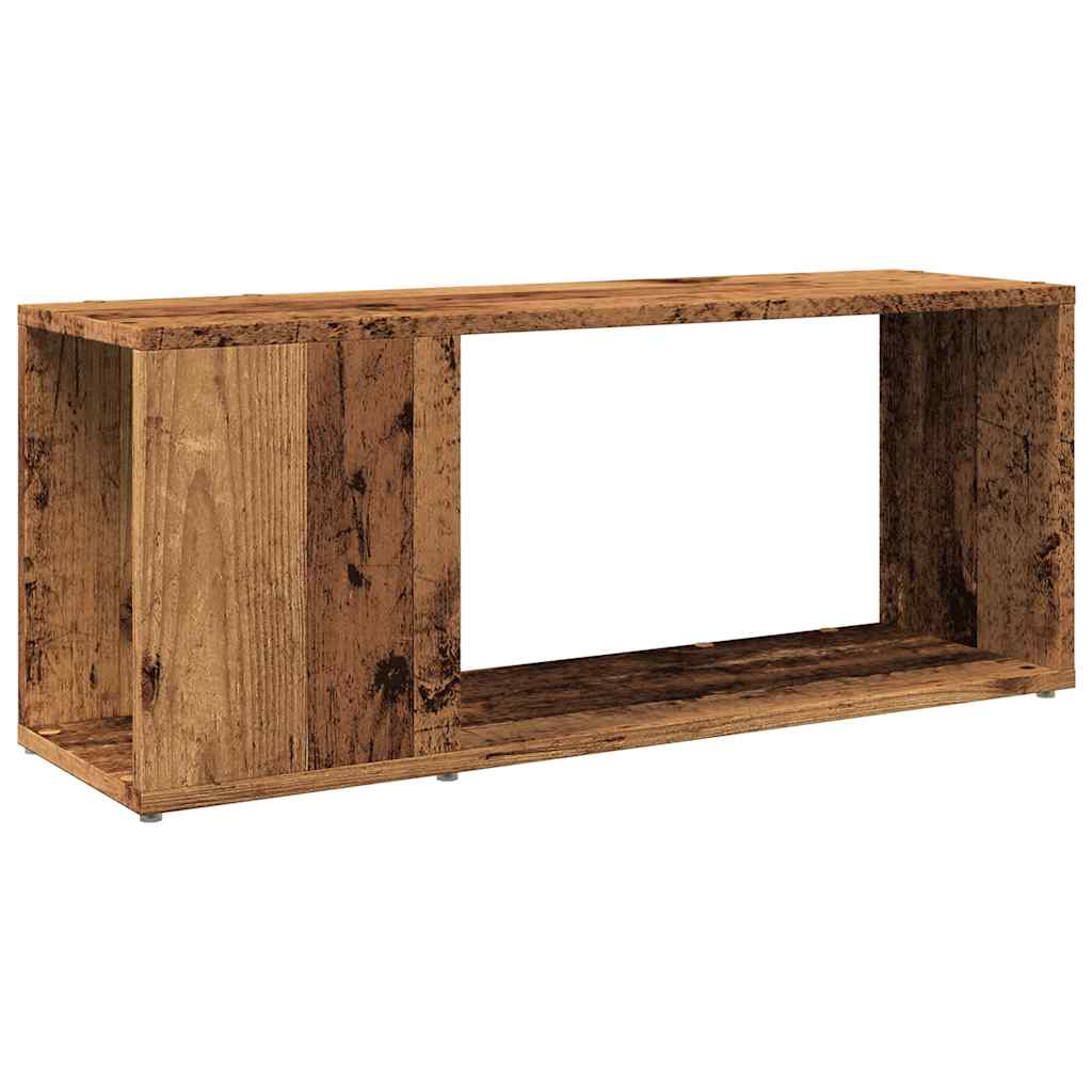 Mobile Porta TV Legno Vecchio 80x24x32 cm in Legno Multistrato