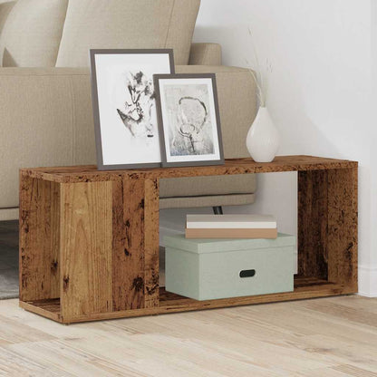 Mobile Porta TV Legno Vecchio 80x24x32 cm in Legno Multistrato